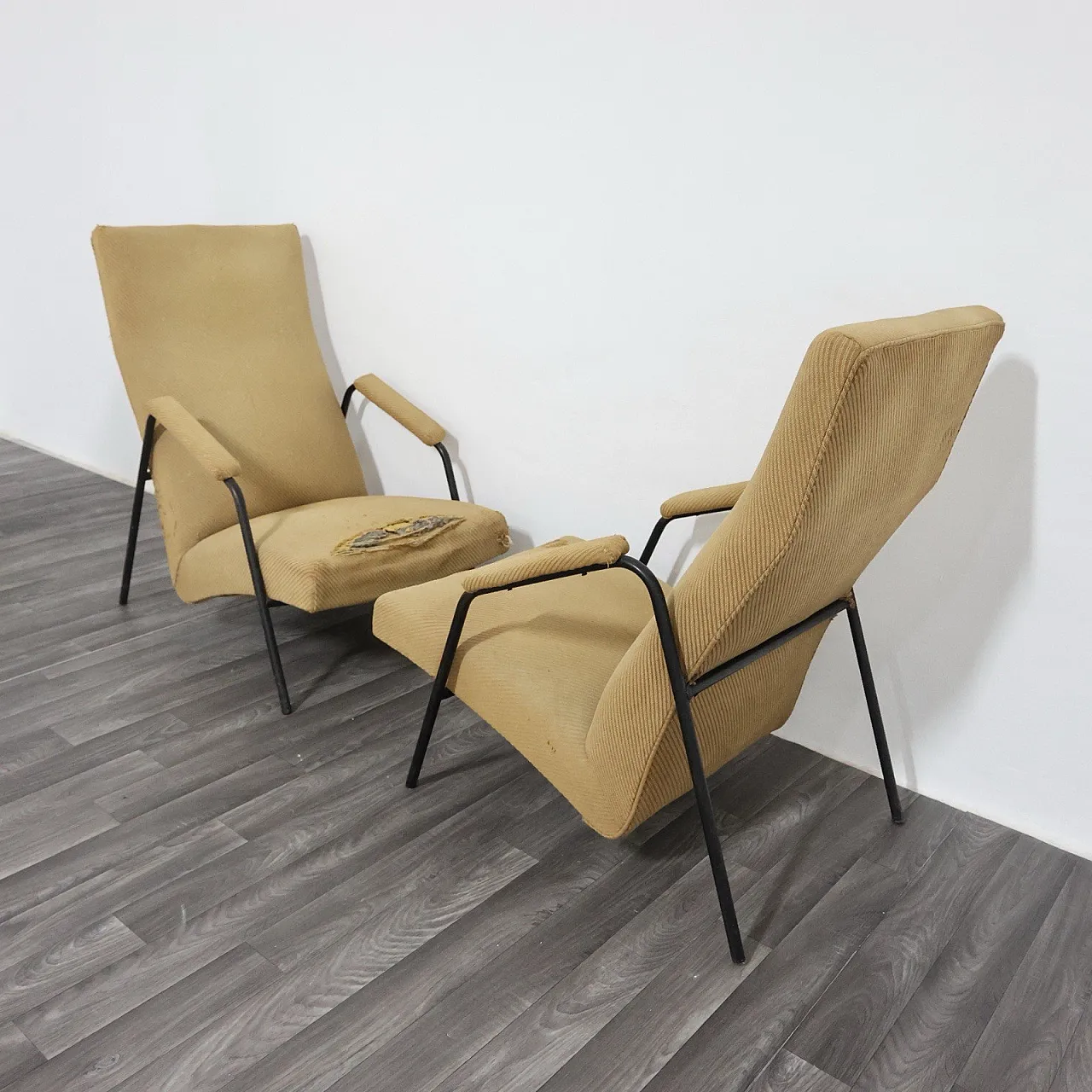 Pair of Armchairs by Alf Svensson, 1950s 10