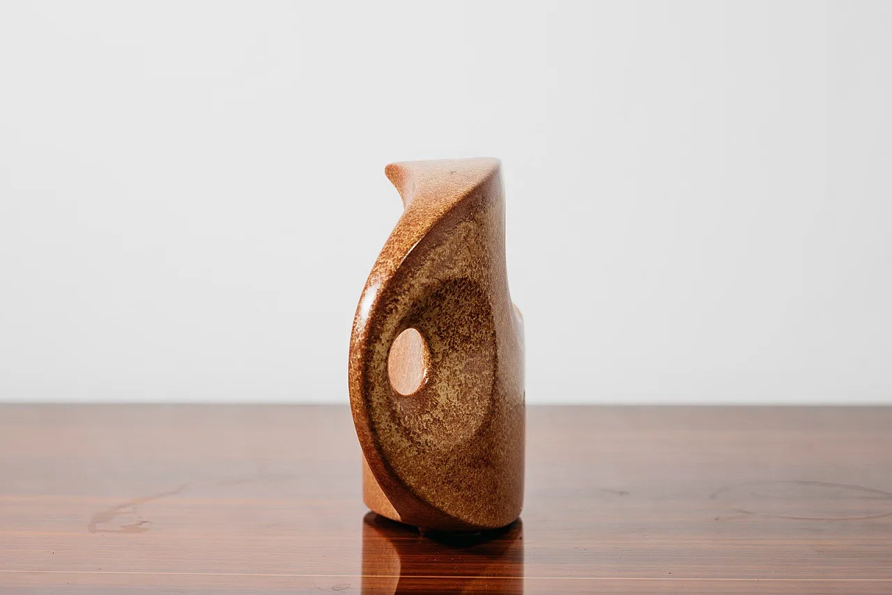 Model 977 Glazed Ceramic Vase by Roberto Rigon for Bertoncello, 1970s 8