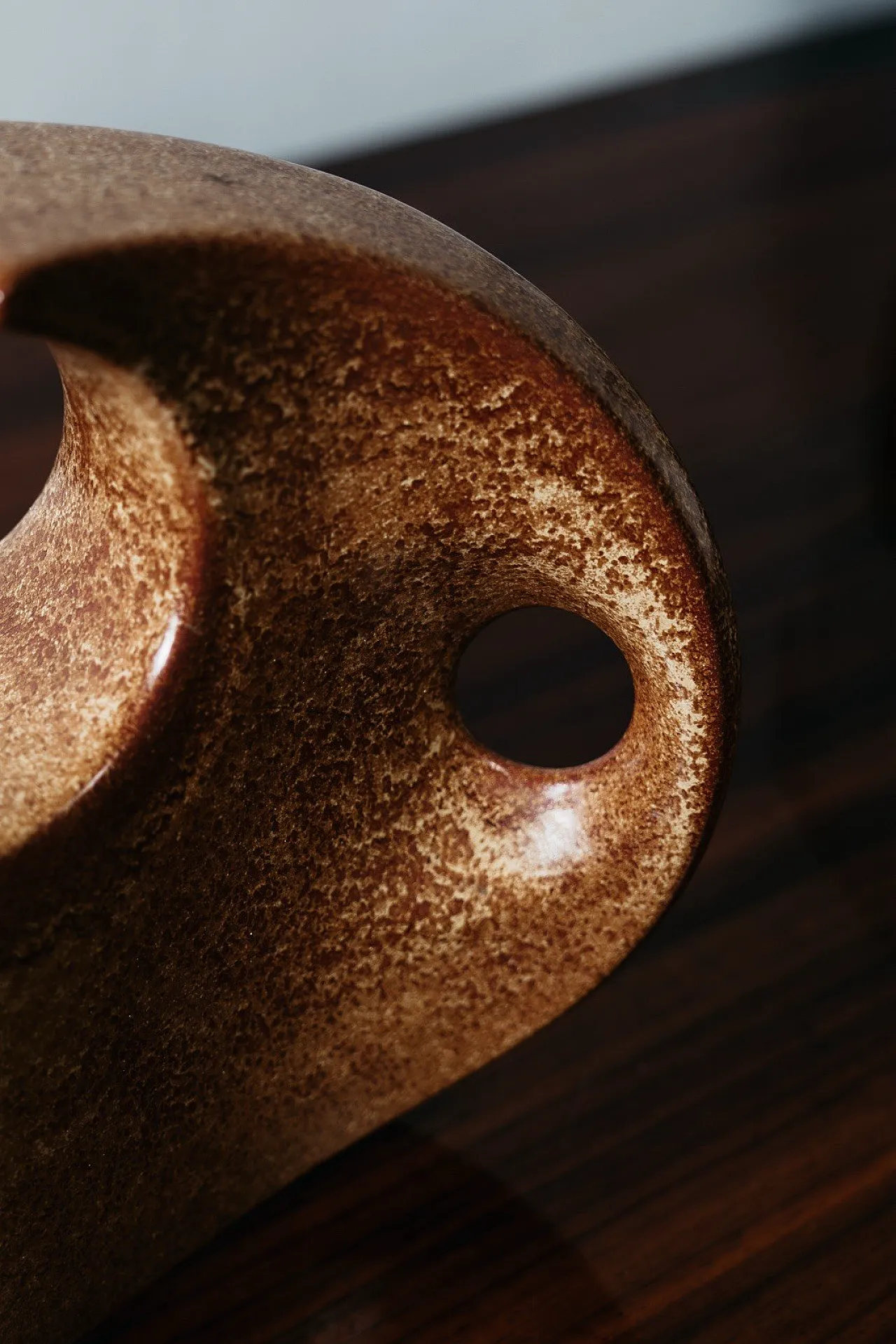 Model 977 Glazed Ceramic Vase by Roberto Rigon for Bertoncello, 1970s 12