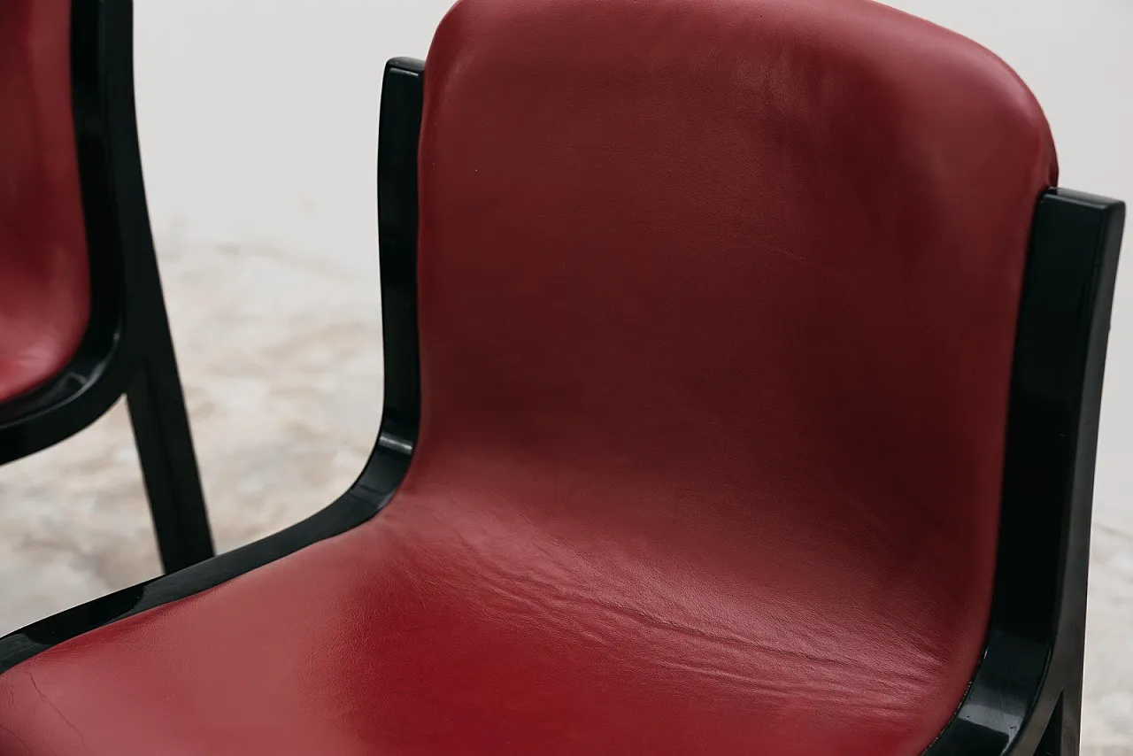 Pair of 'Mito' Model Chairs by Carlo Bartoli for Tisettanta, 1970s 6