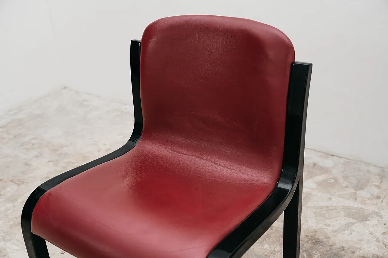 Pair of 'Mito' Model Chairs by Carlo Bartoli for Tisettanta, 1970s 15