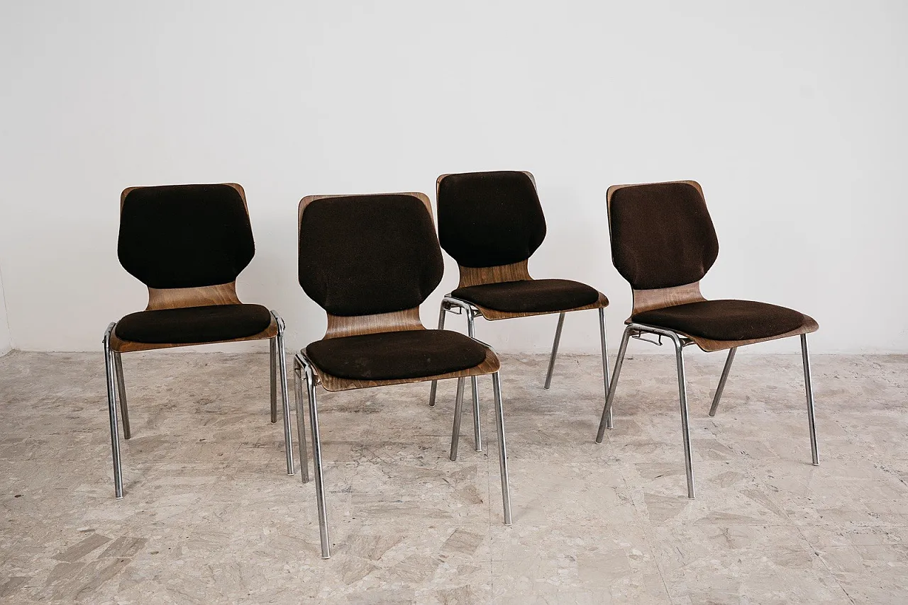 4 Chairs Carlo Ratti Style, 1970s 19