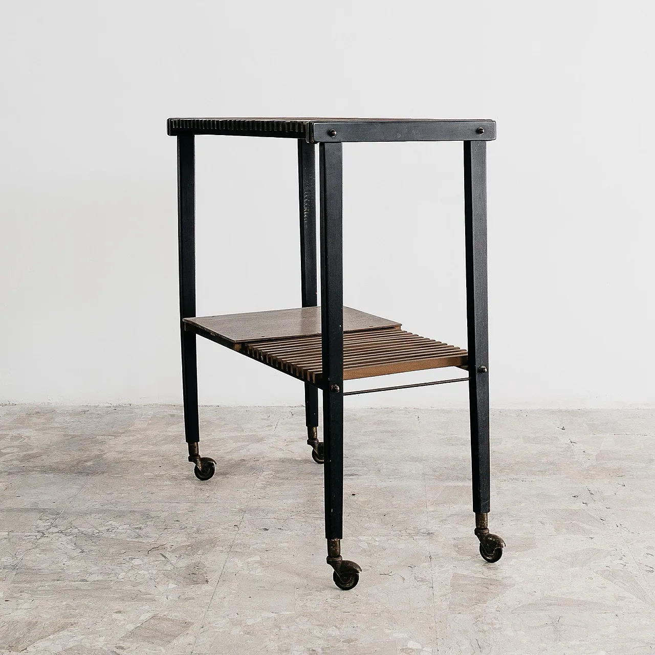 Mid-Century Modern Teak Trolley, Denmark, 1960s 2