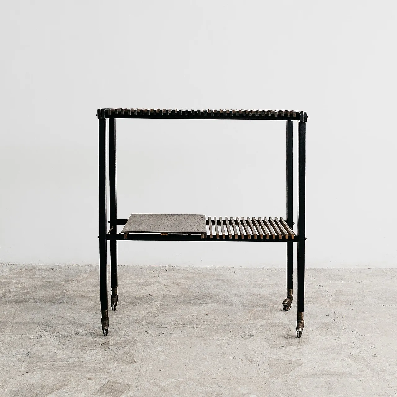 Mid-Century Modern Teak Trolley, Denmark, 1960s 3