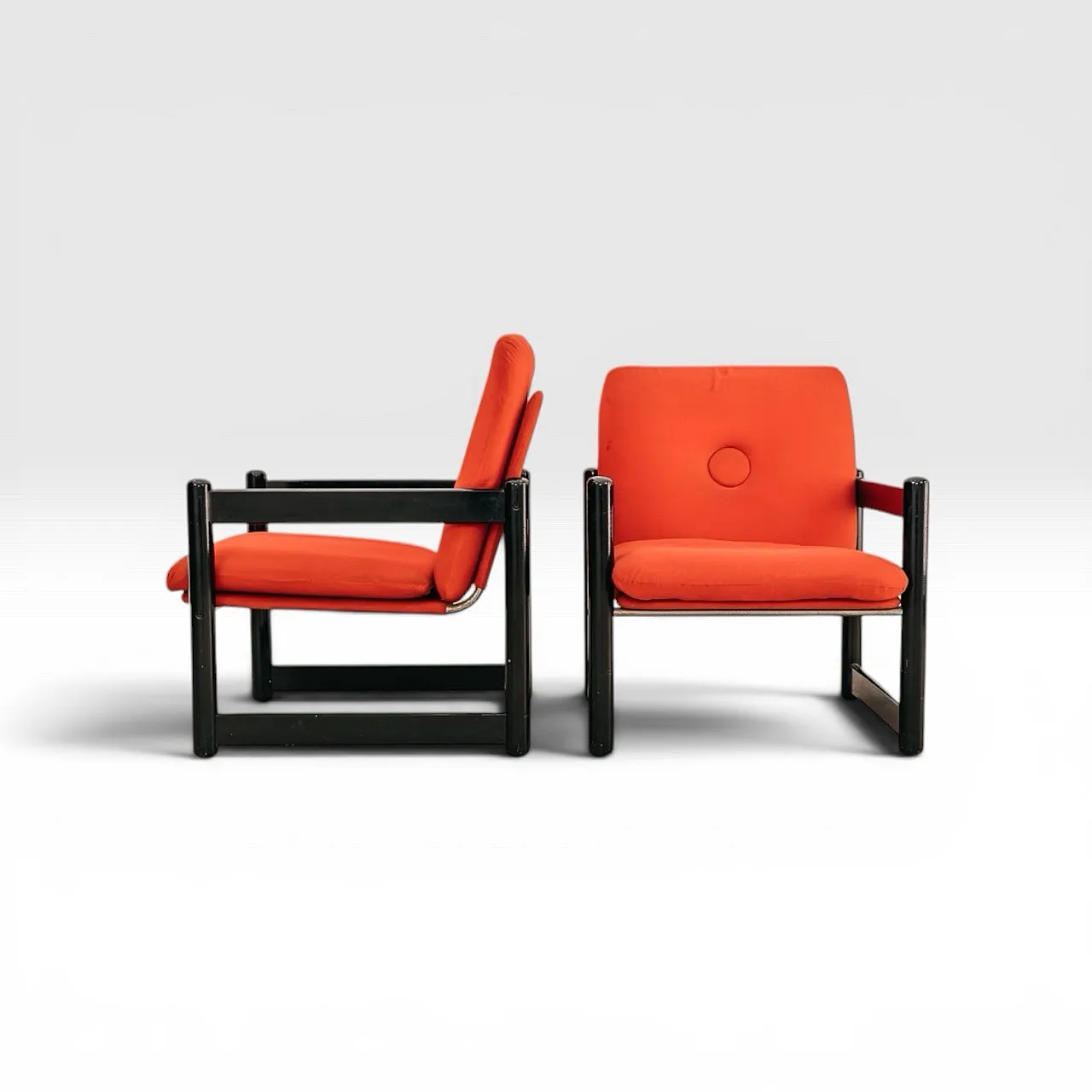 Pair of Schirolli Pierrot Armchairs, 1980s 2