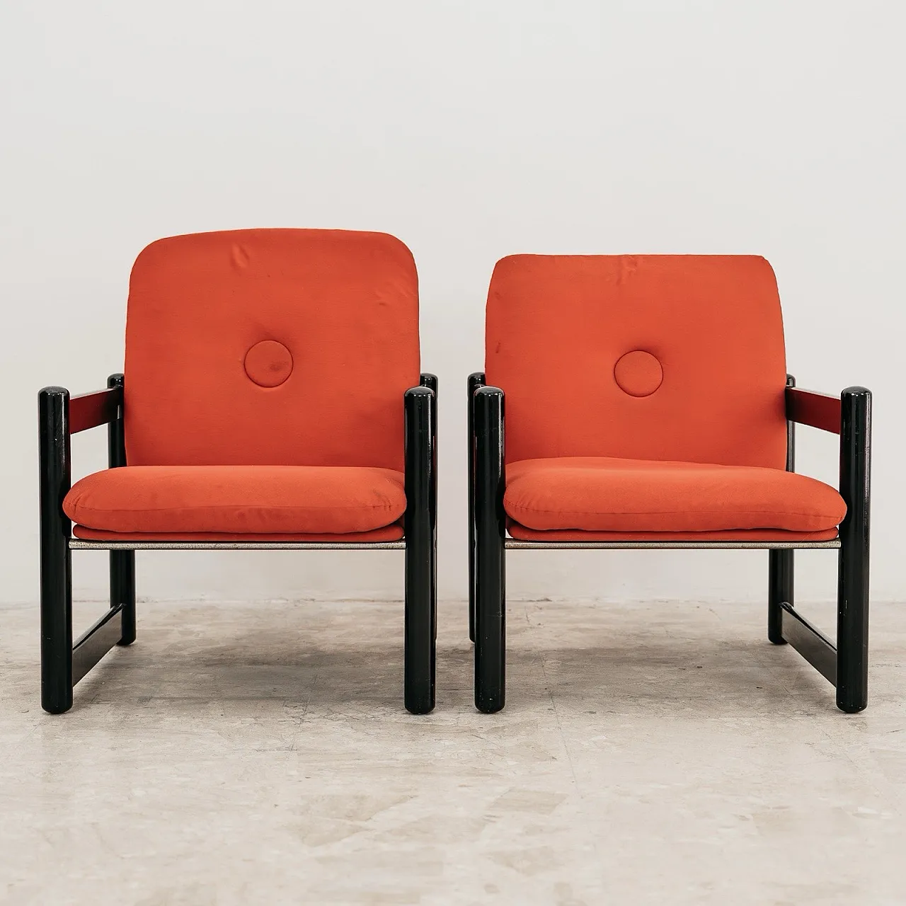 Pair of Schirolli Pierrot Armchairs, 1980s 5