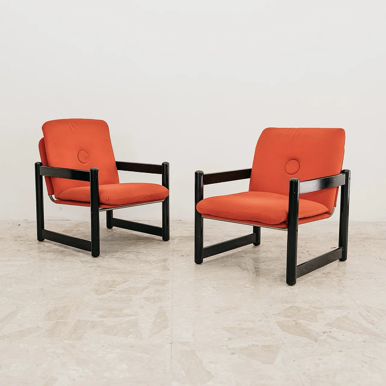 Pair of Schirolli Pierrot Armchairs, 1980s 8