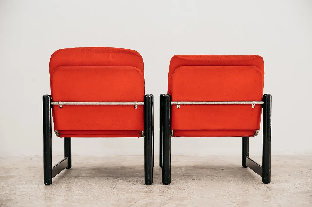 Pair of Schirolli Pierrot Armchairs, 1980s 10