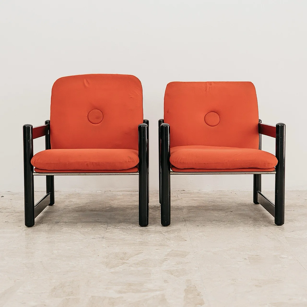 Pair of Schirolli Pierrot Armchairs, 1980s 14