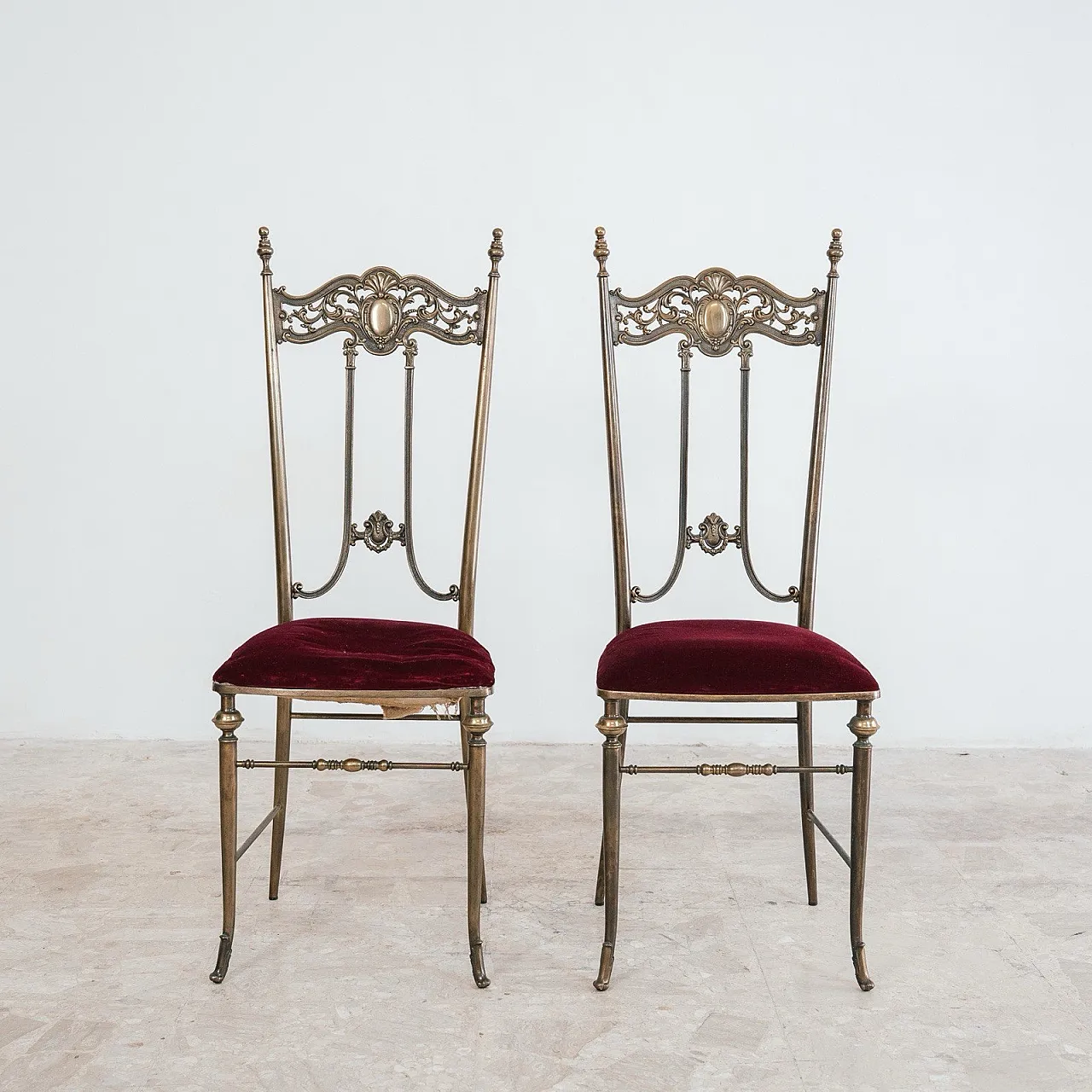 Pair of Pier Luigi Colli Style Mid-Century Design Chairs, 1950s 3