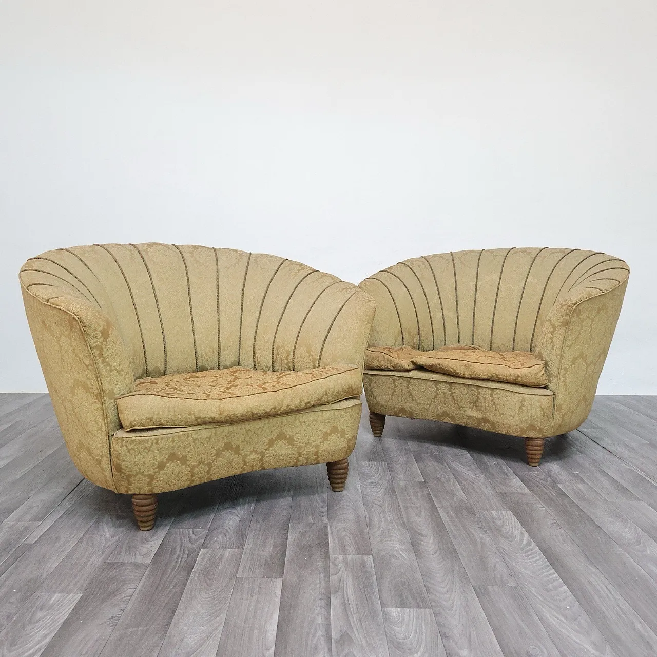 Pair of armchairs designed by Gio Ponti for home and garden, 1950s 5