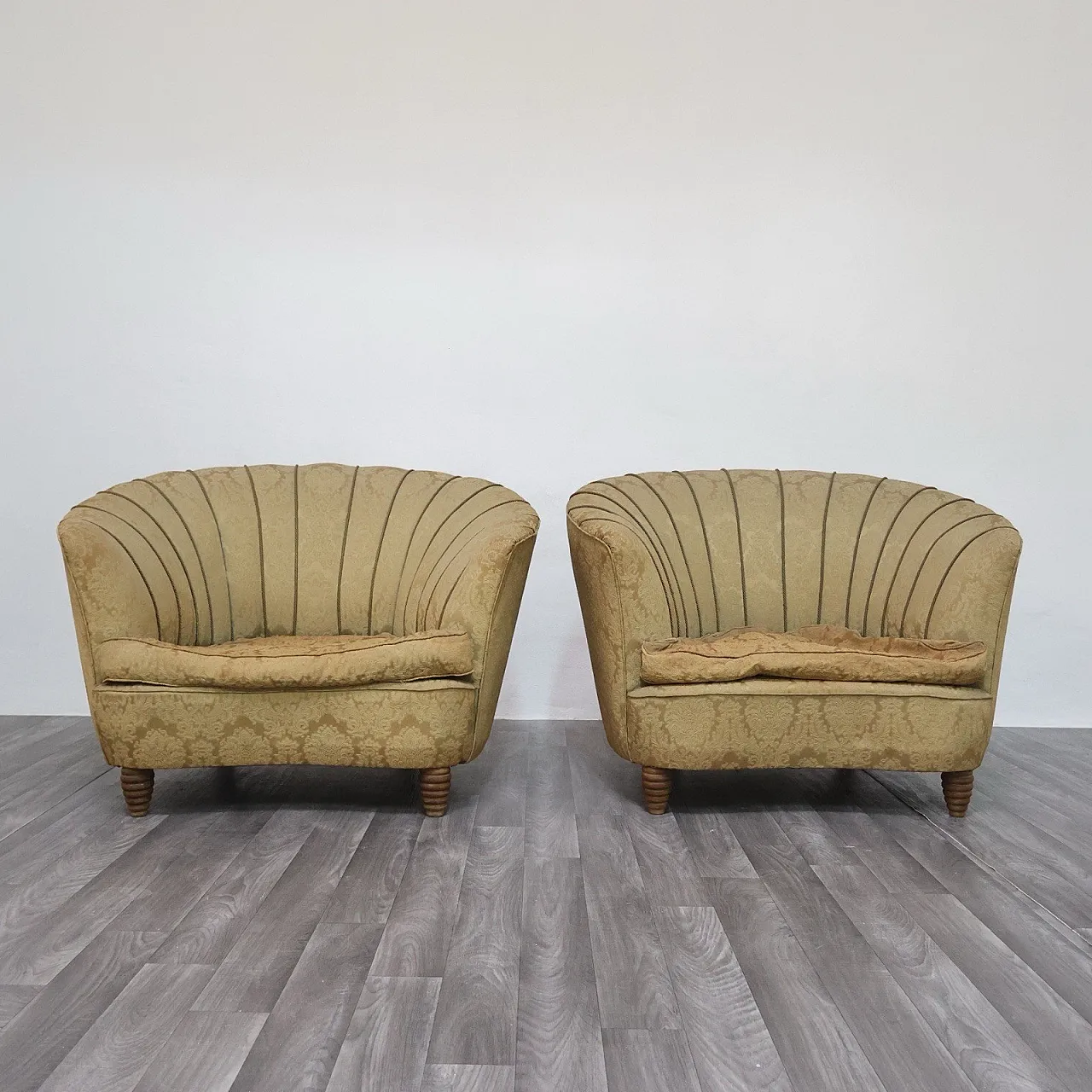 Pair of armchairs designed by Gio Ponti for home and garden, 1950s 6
