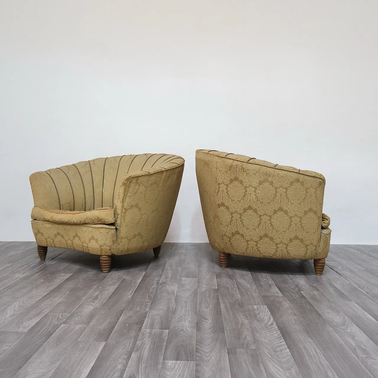 Pair of armchairs designed by Gio Ponti for home and garden, 1950s 9