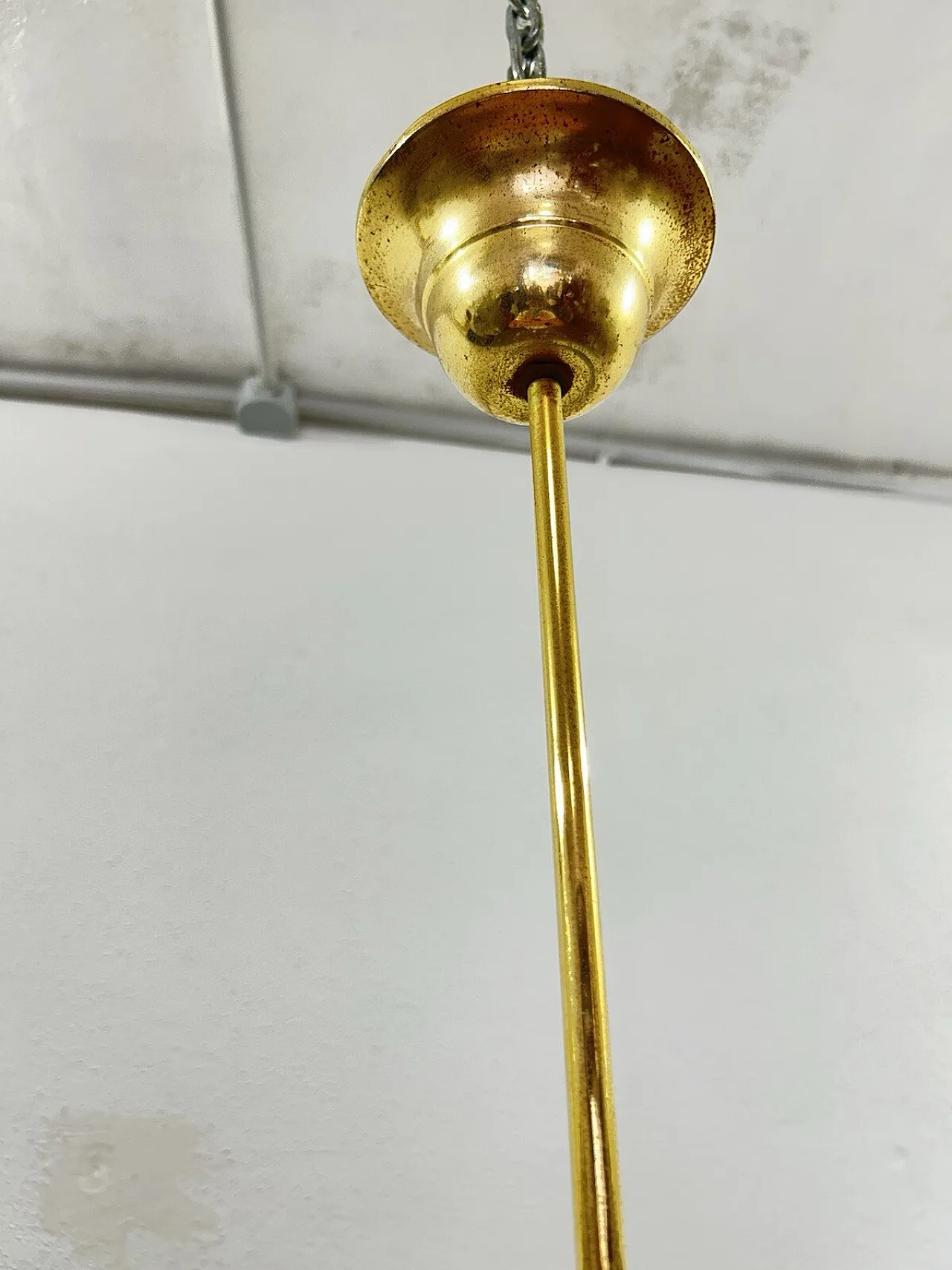 Geometric Chandelier Hollywood Regency by Gaetano Sciolari, 70s 11