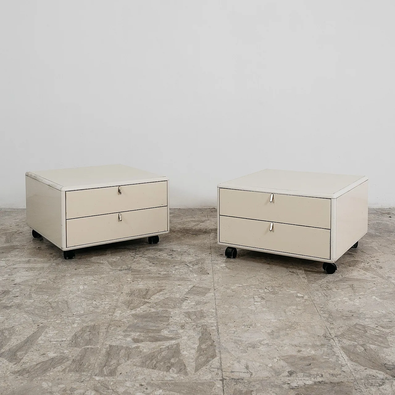 Pair of Nightstands Hennè by George Coslin for Longato, 1970 1
