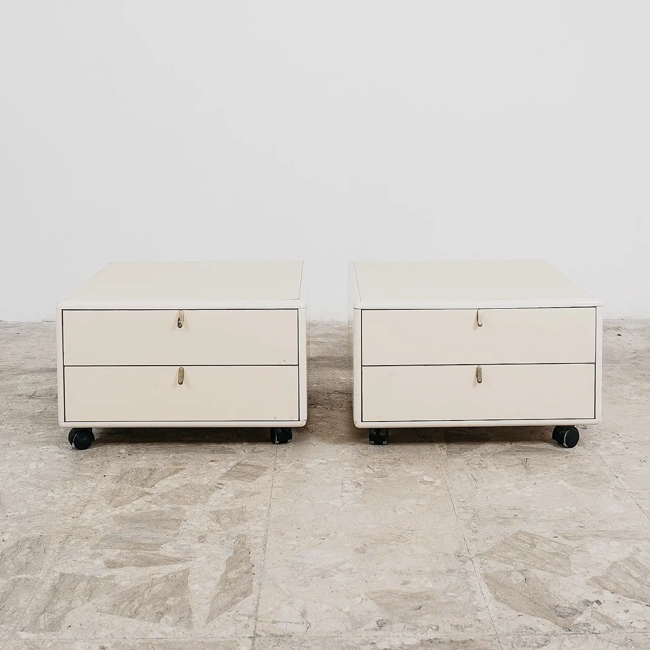 Pair of Nightstands Hennè by George Coslin for Longato, 1970 10