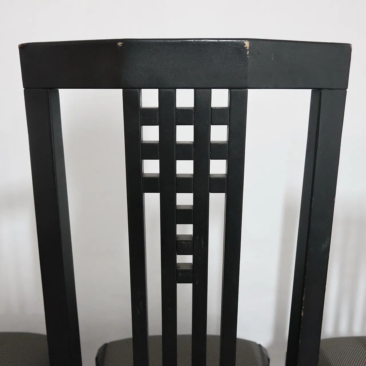 Tris Wooden Throne Chairs by Giorgetti, 1970s 16