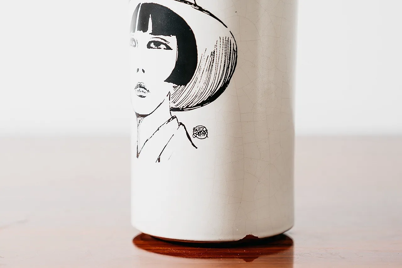 Guido Crepax “Valentina” Venetian Terracotta Ceramic Vase, 1970s 8