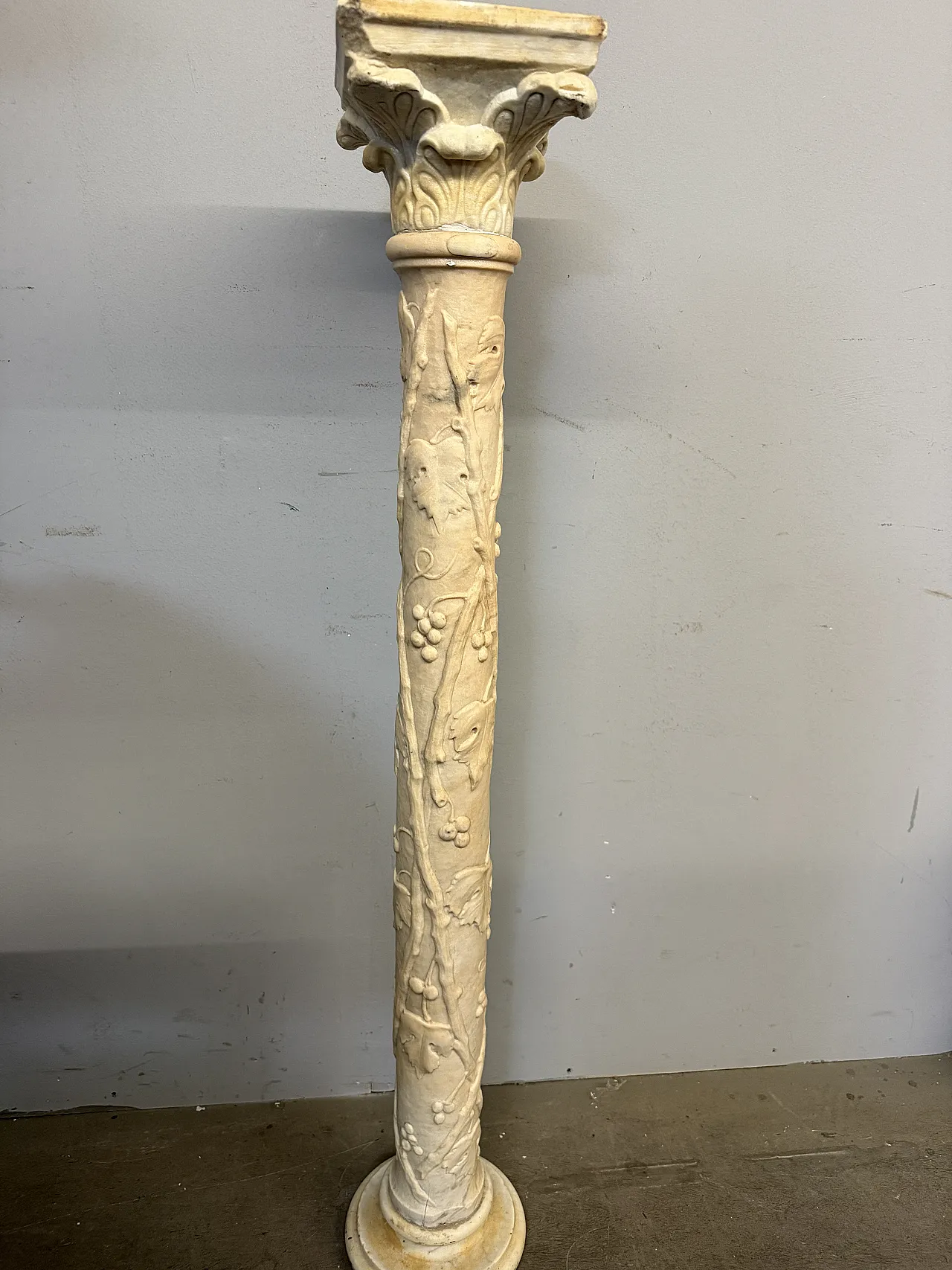 Art Nouveau marble column, 20th cnetury 2