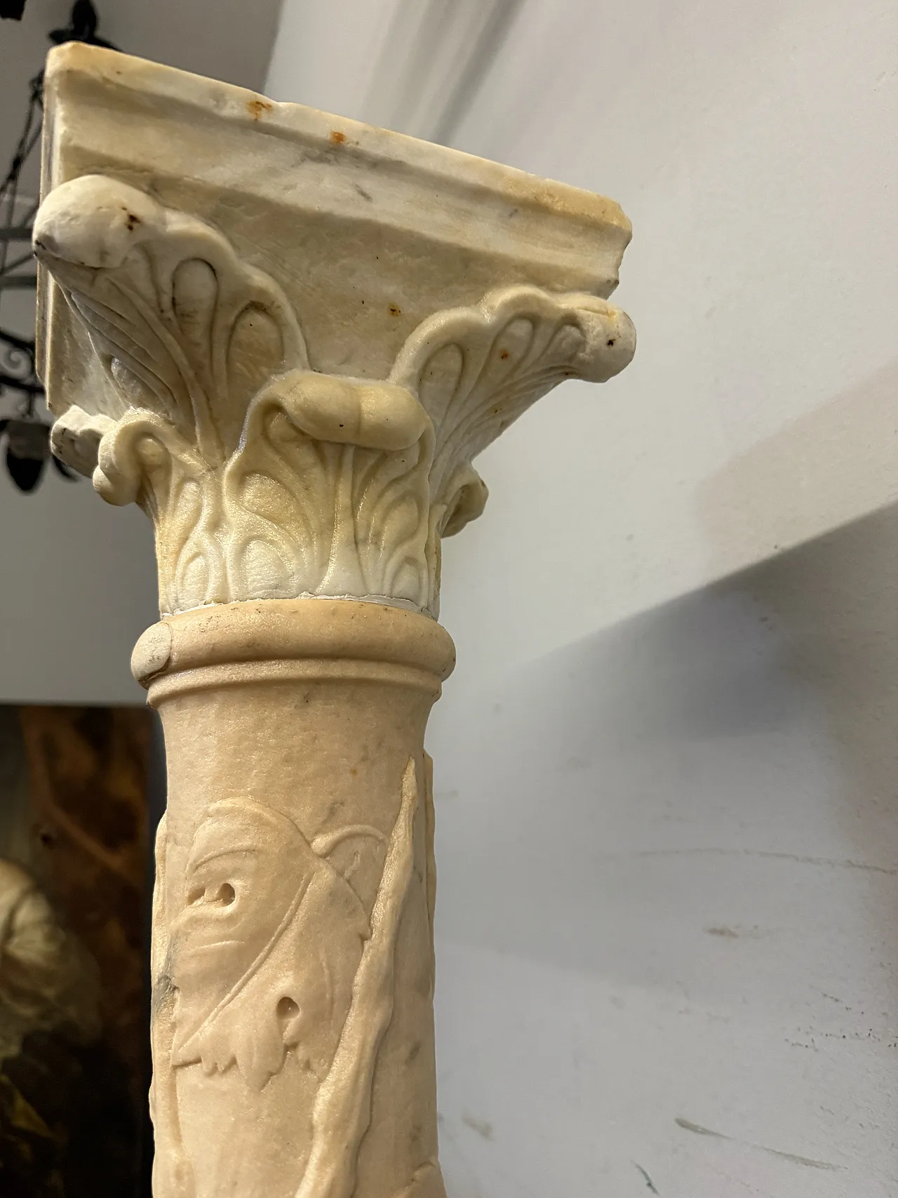 Art Nouveau marble column, 20th cnetury 6