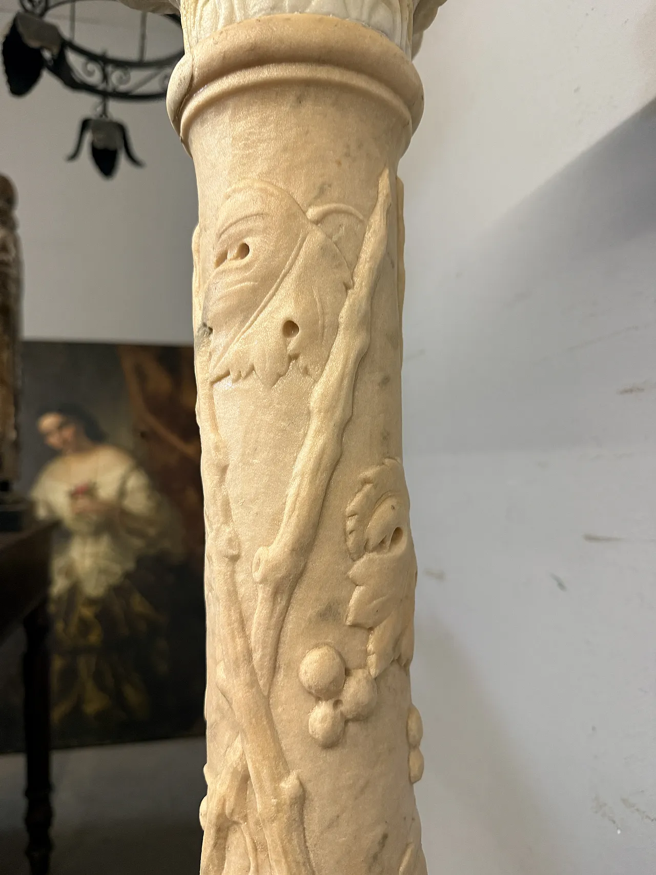Art Nouveau marble column, 20th cnetury 7