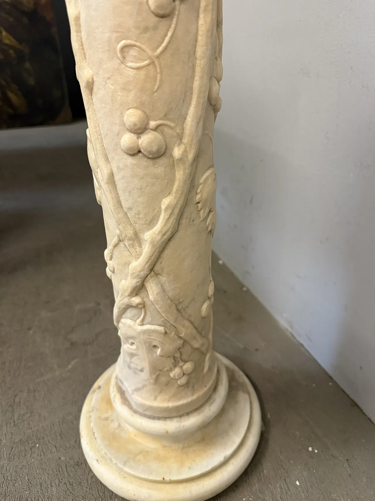 Art Nouveau marble column, 20th cnetury 9