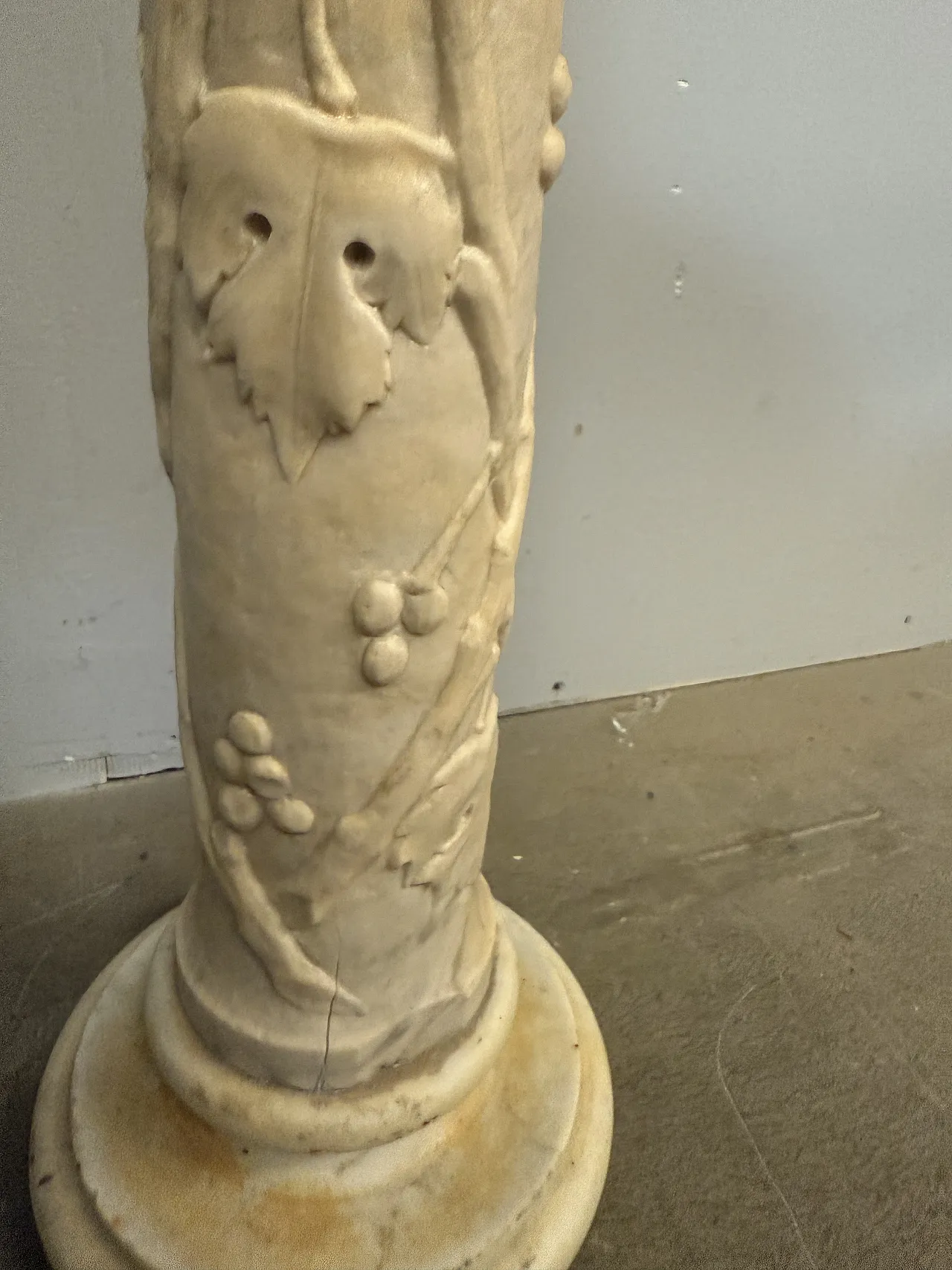 Art Nouveau marble column, 20th cnetury 12