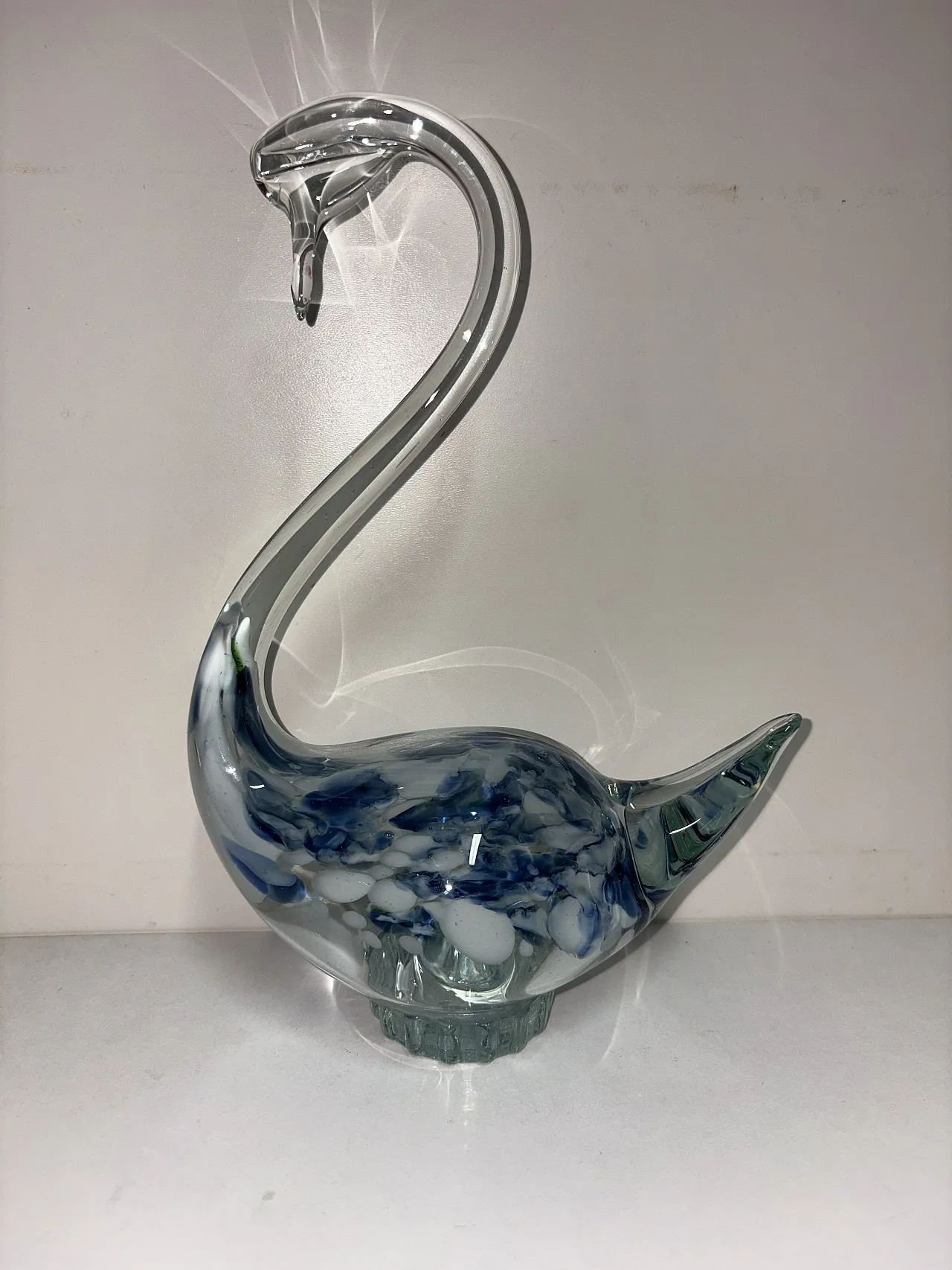 Murano glass swan 1