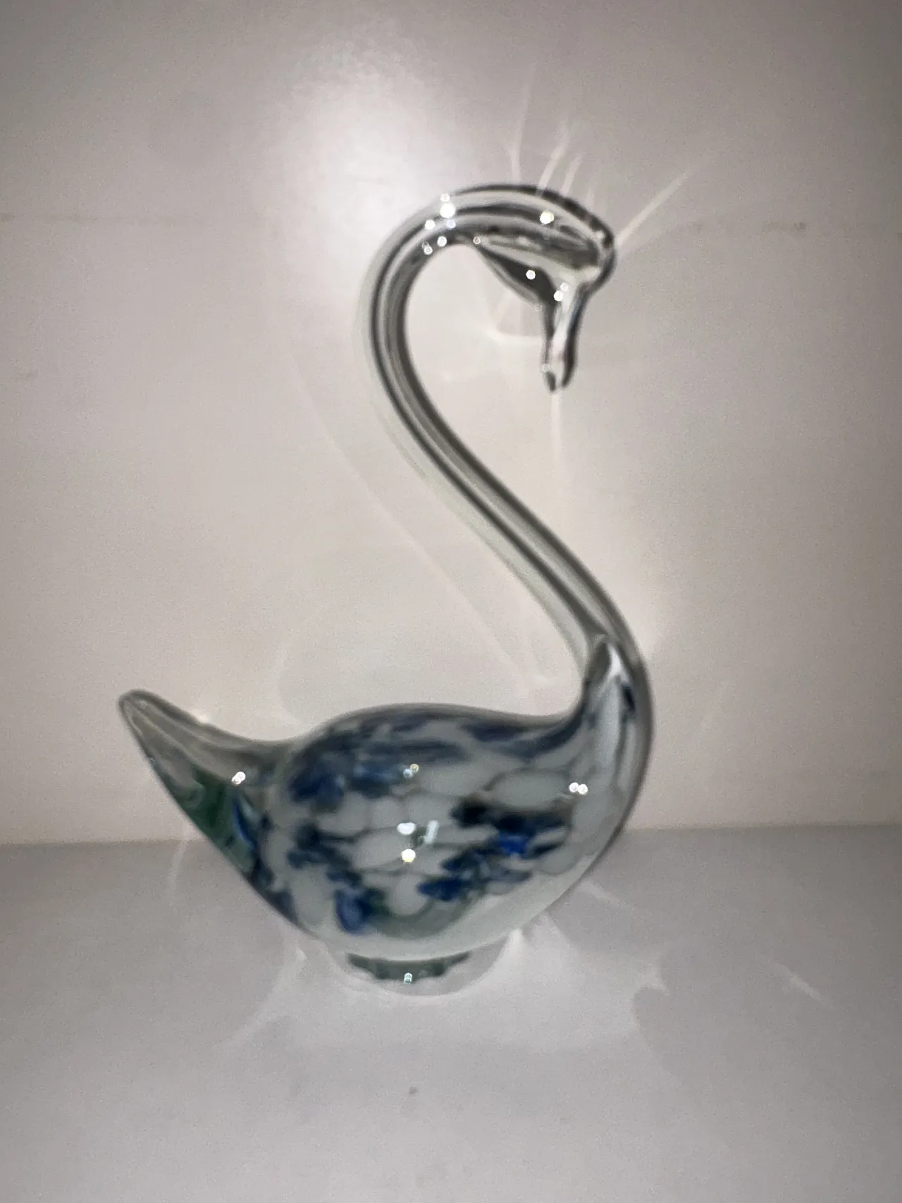 Murano glass swan 4