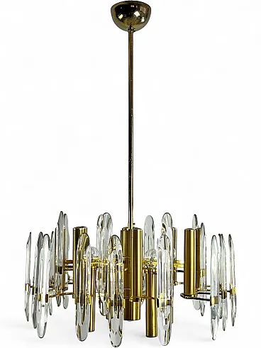 Large chandelier by Gaetano Sciolari