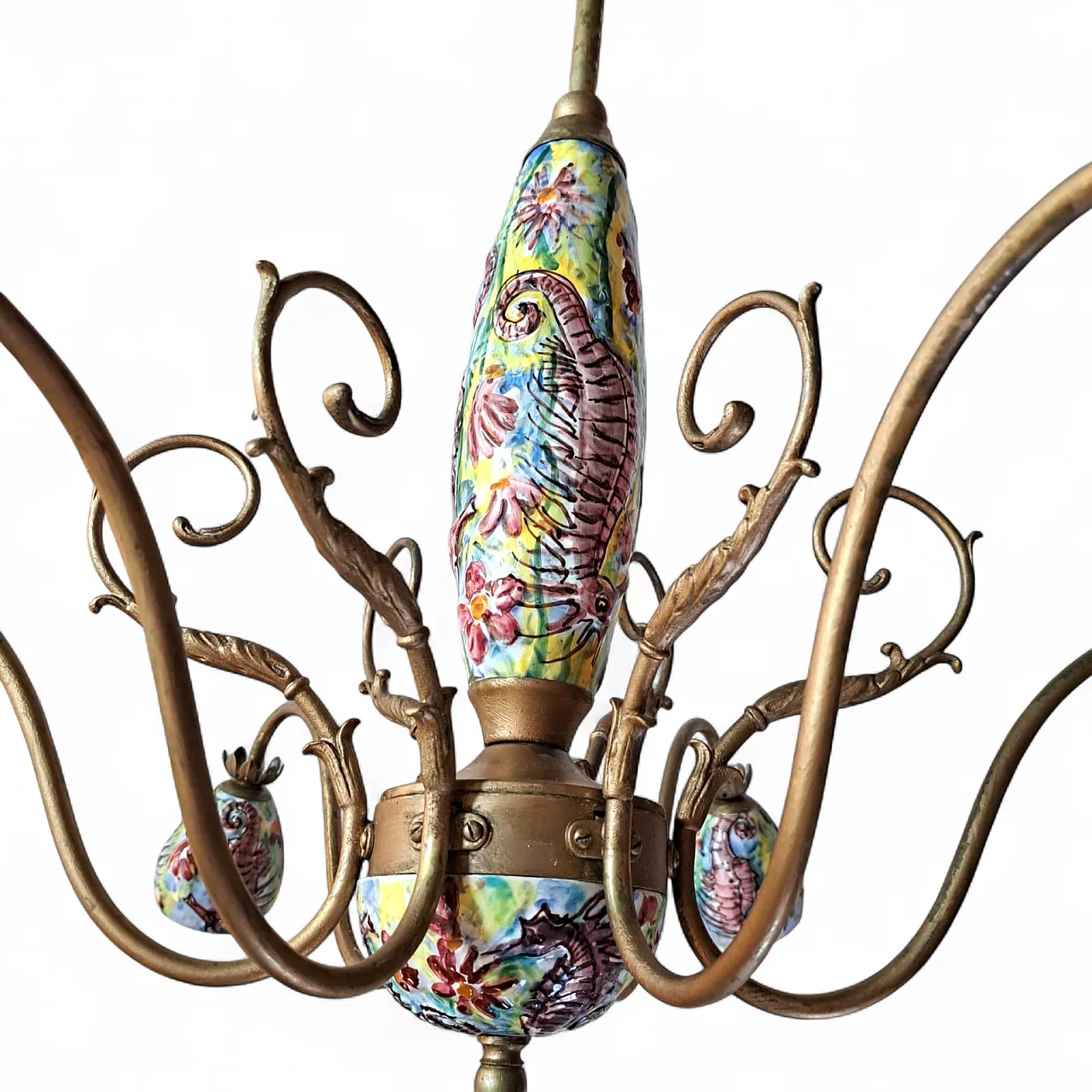 Vietri ceramic chandelier 46