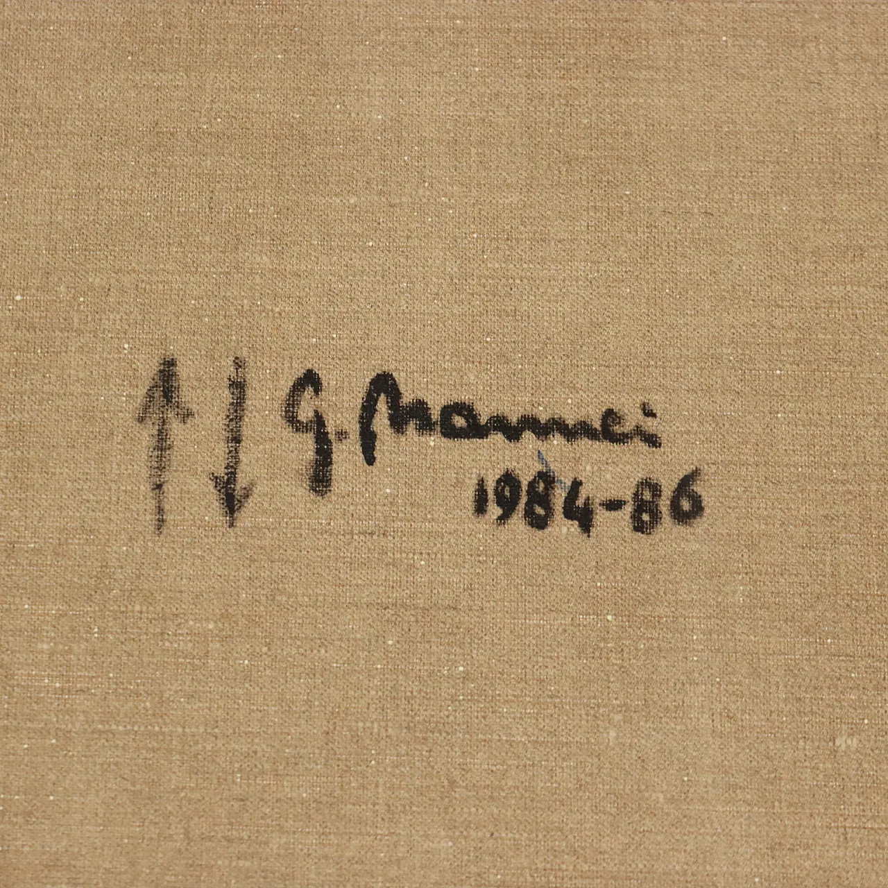 Painting by Giorgio Nannei, oil on canvas, 20th century 8