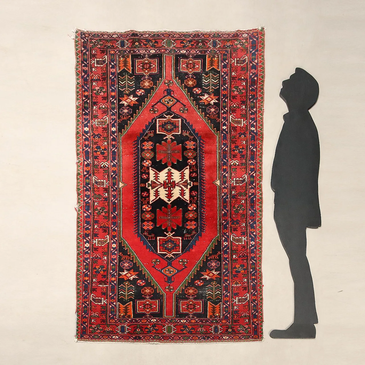 Mazlagan rug in cotton and wool, 20th century 2