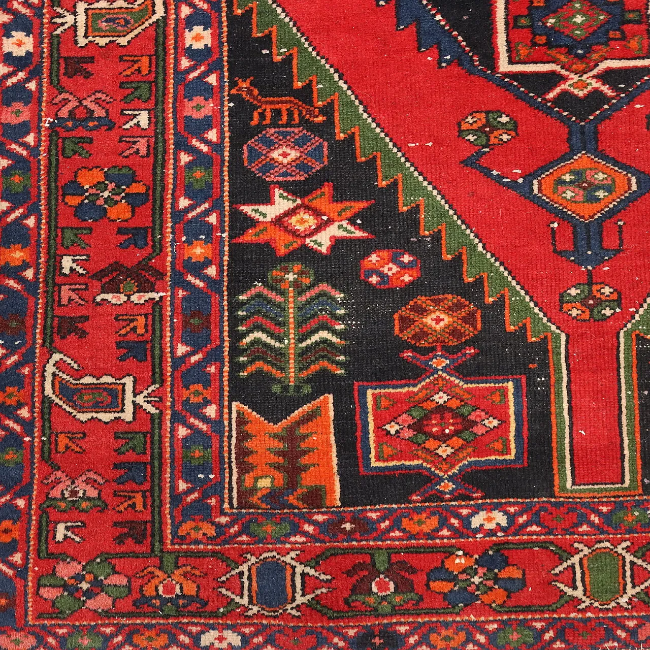 Mazlagan rug in cotton and wool, 20th century 5
