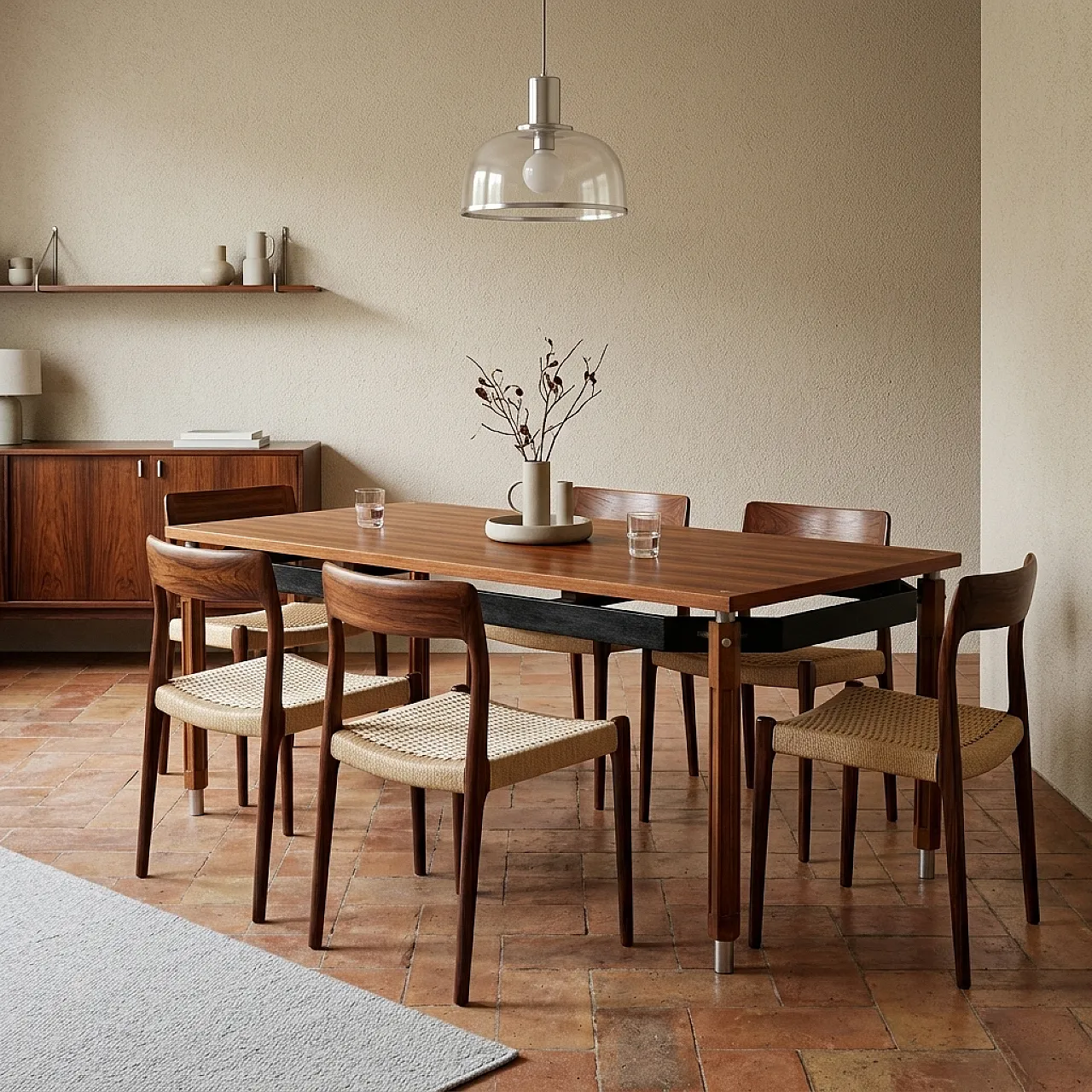 Wooden table, 1960s 2