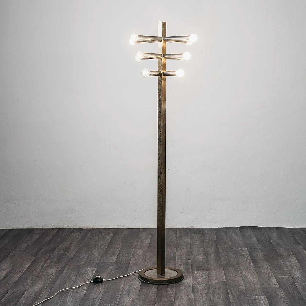 Hollywood Regency Design Floor Lamp 1970s 1
