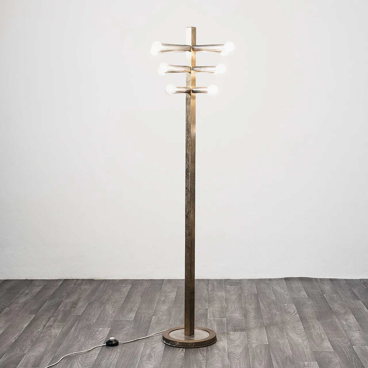 Hollywood Regency Design Floor Lamp 1970s 8