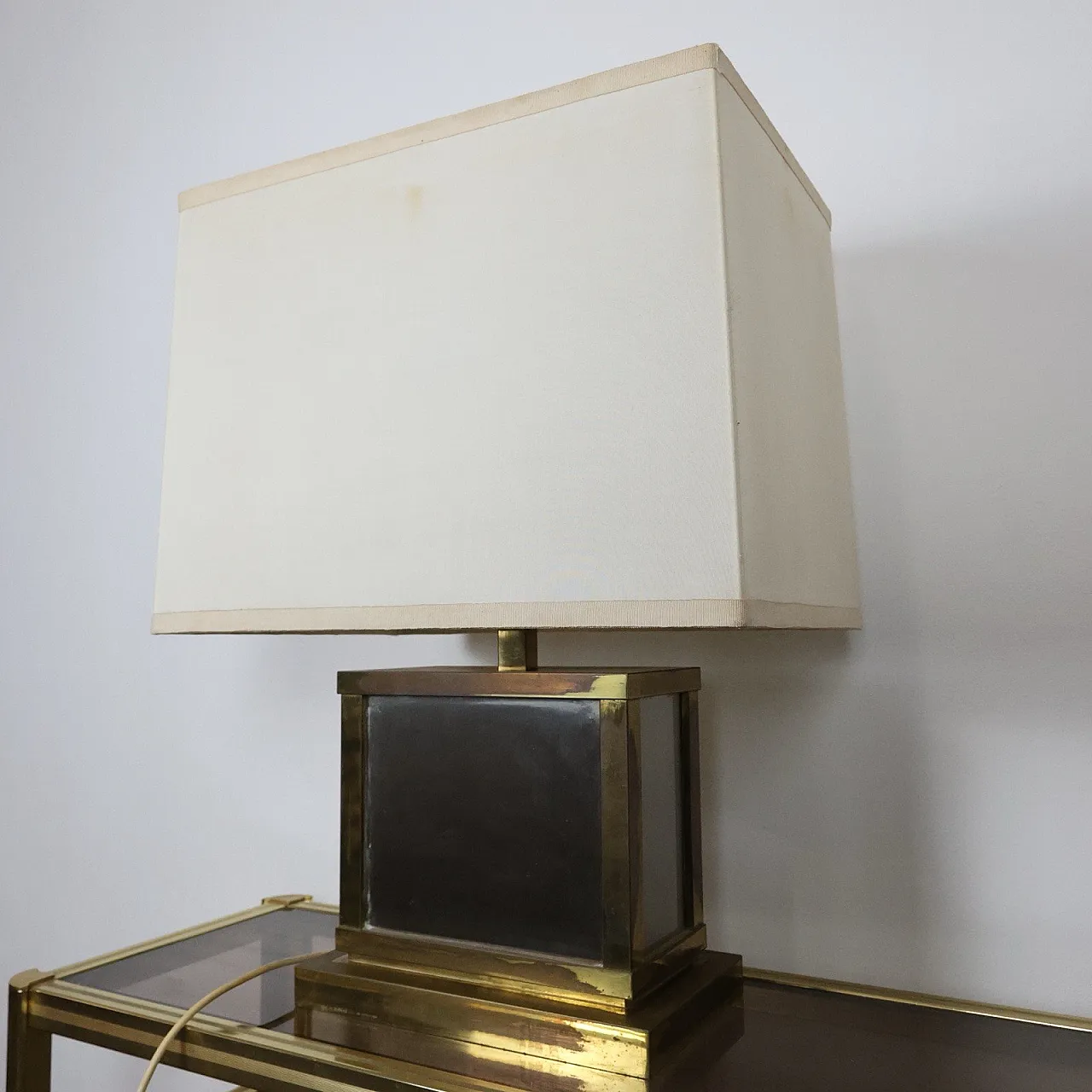 Liwan’s Roma Lampada Da Tavolo Hollywood Regency Ottone Design Italian 10