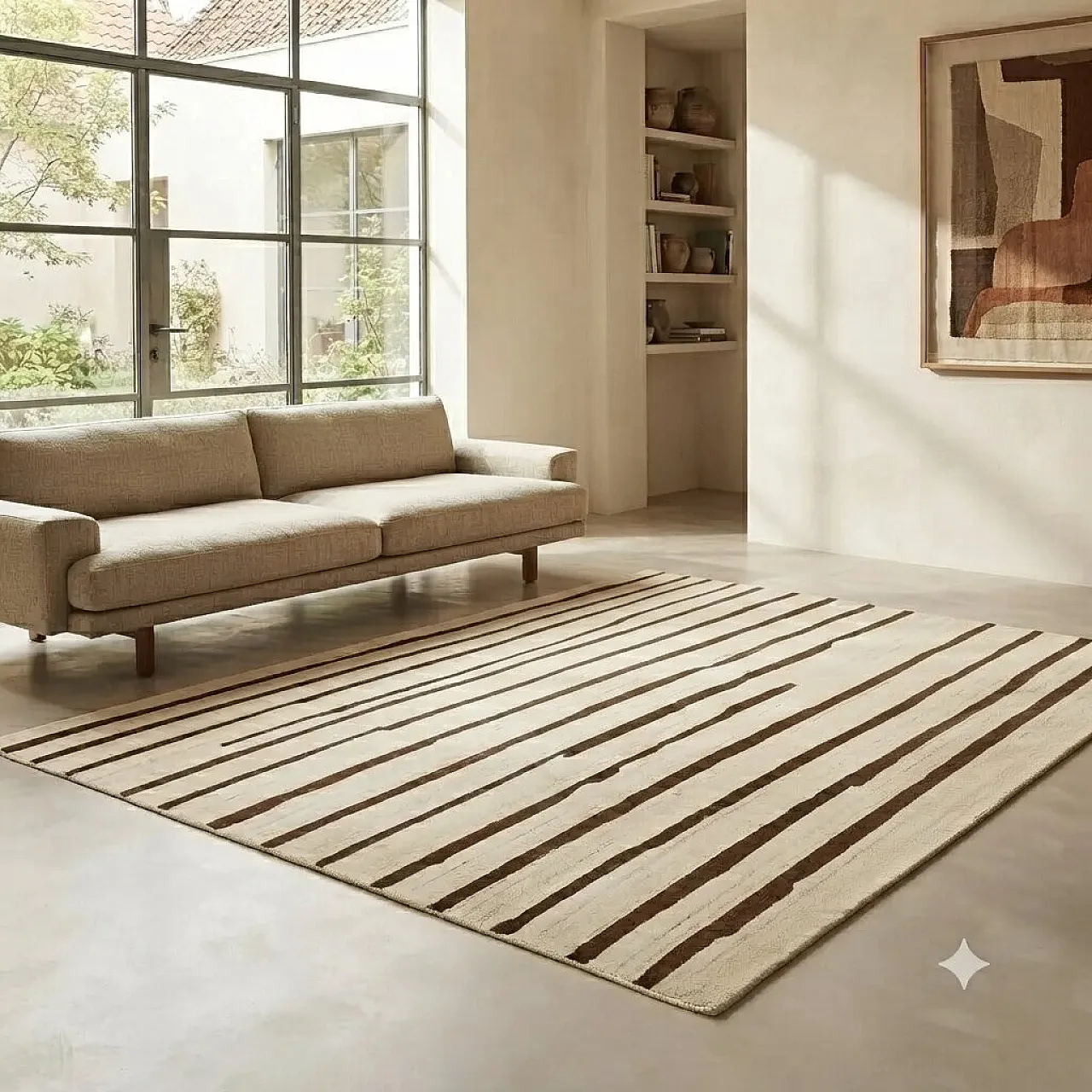Sartori Burano striped carpet, 20th century 2