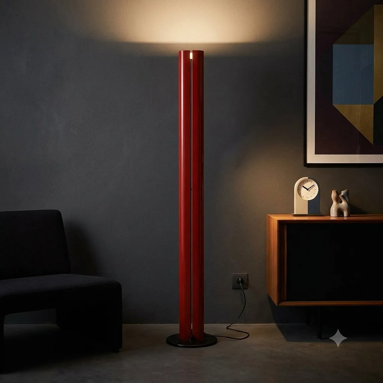 Lampada Megaron rossa di Artemide, '900 2