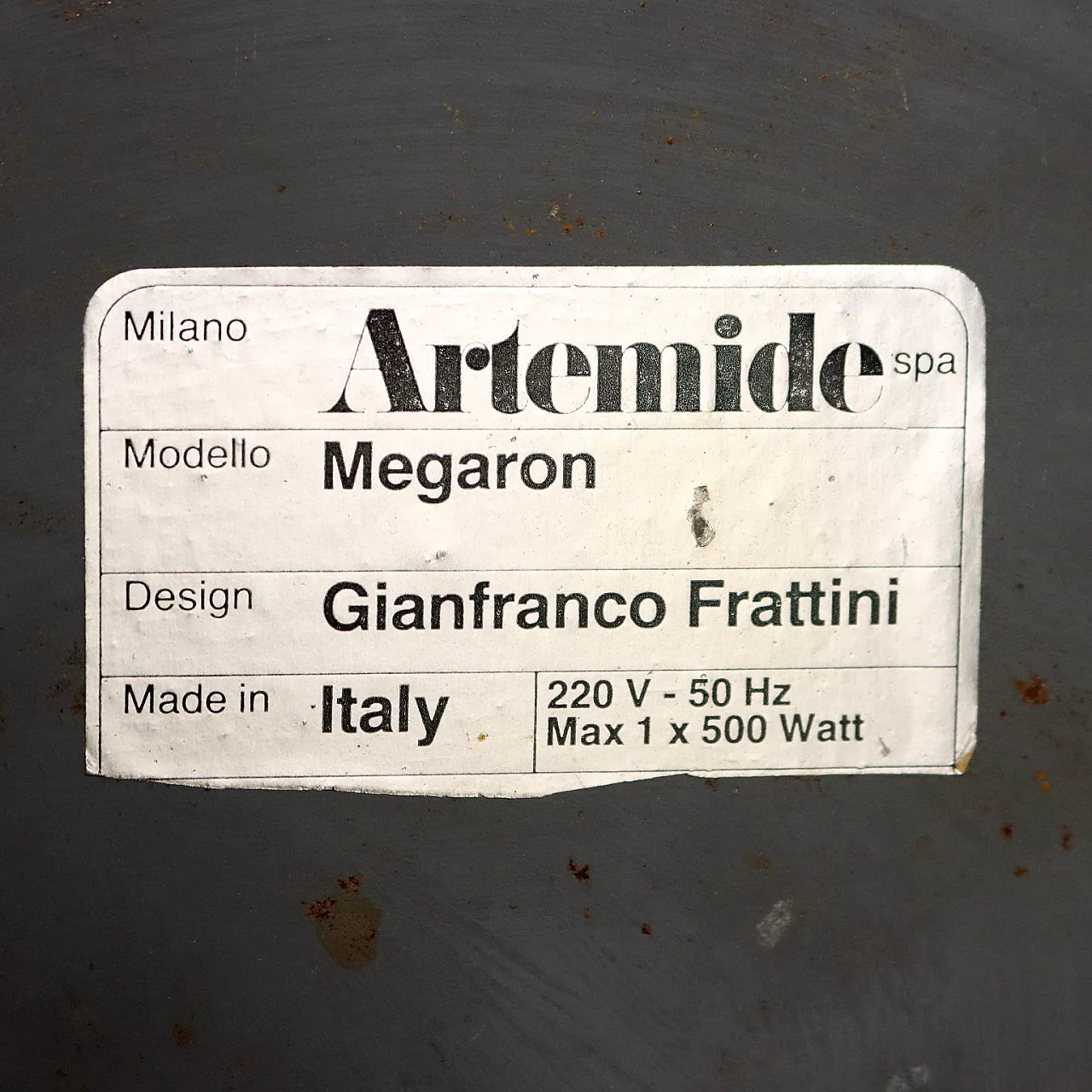 Lampada Megaron rossa di Artemide, '900 8