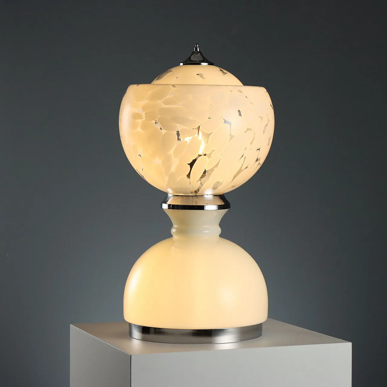 Lamp with double switch, 1970s 1