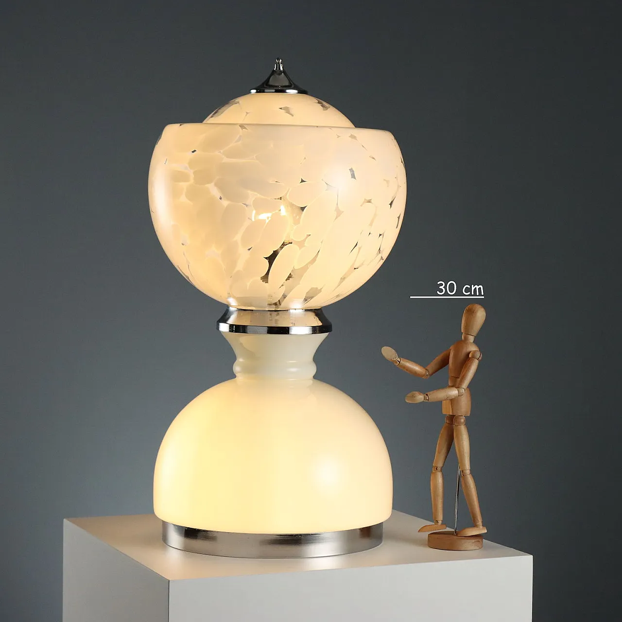 Lamp with double switch, 1970s 3