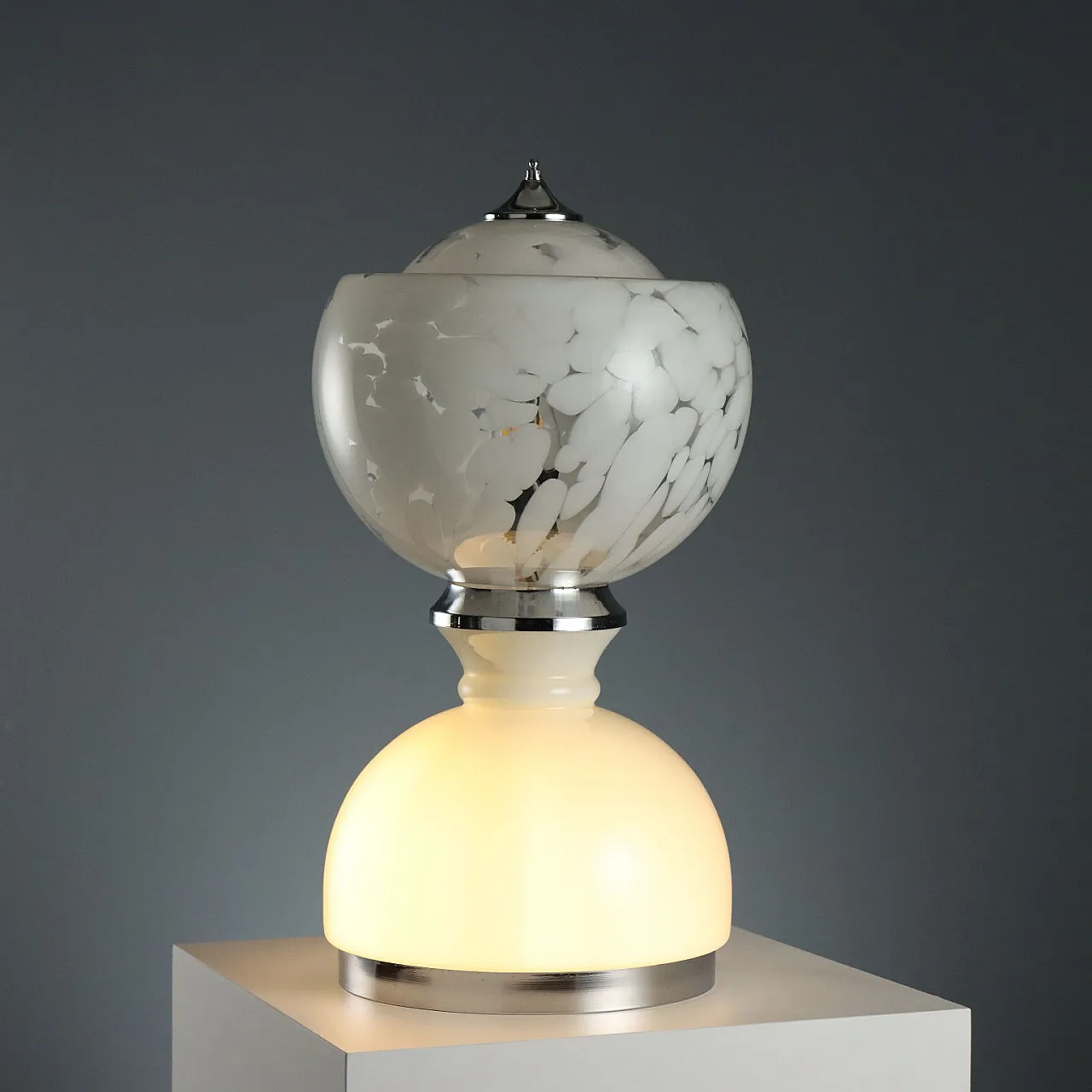 Lamp with double switch, 1970s 5