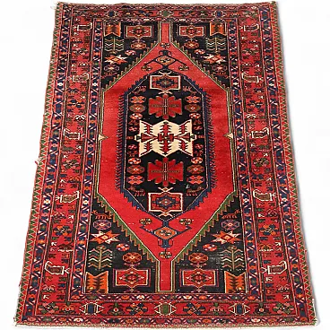 Mazlagan rug in cotton and wool, 20th century