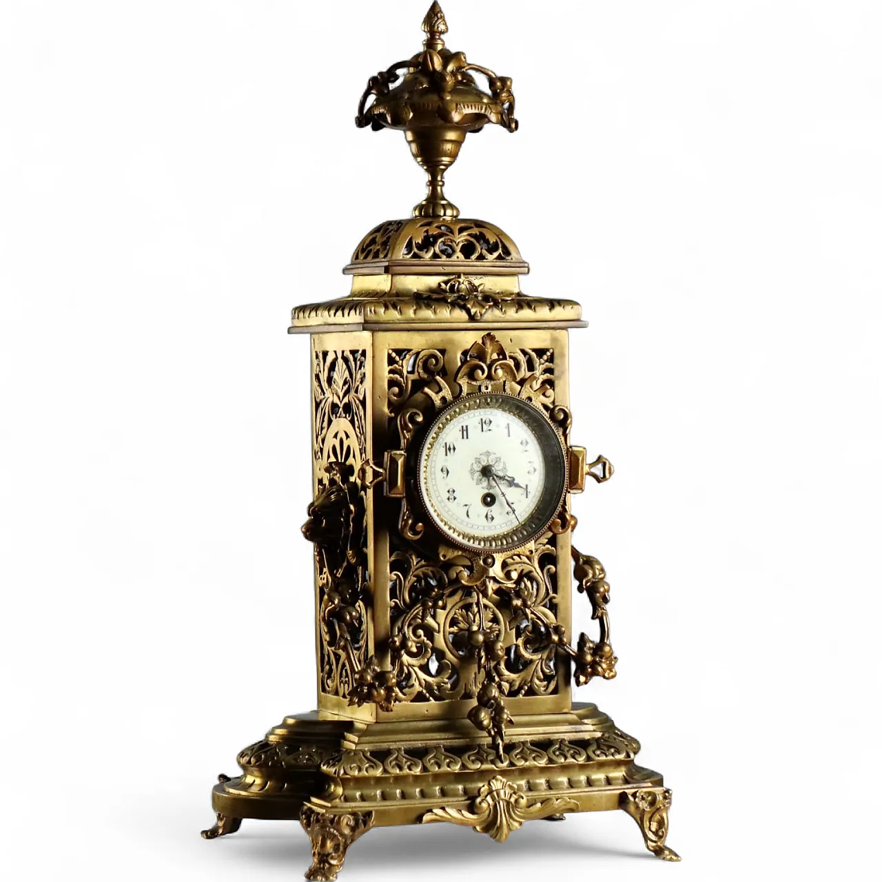 Bronze table clock, 19th century 11