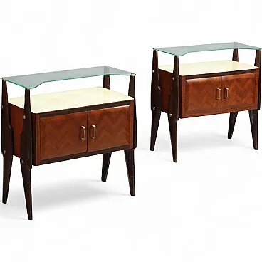 Pair of nightstands, 1960s