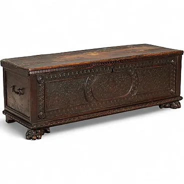 Walnut chest, 18th century