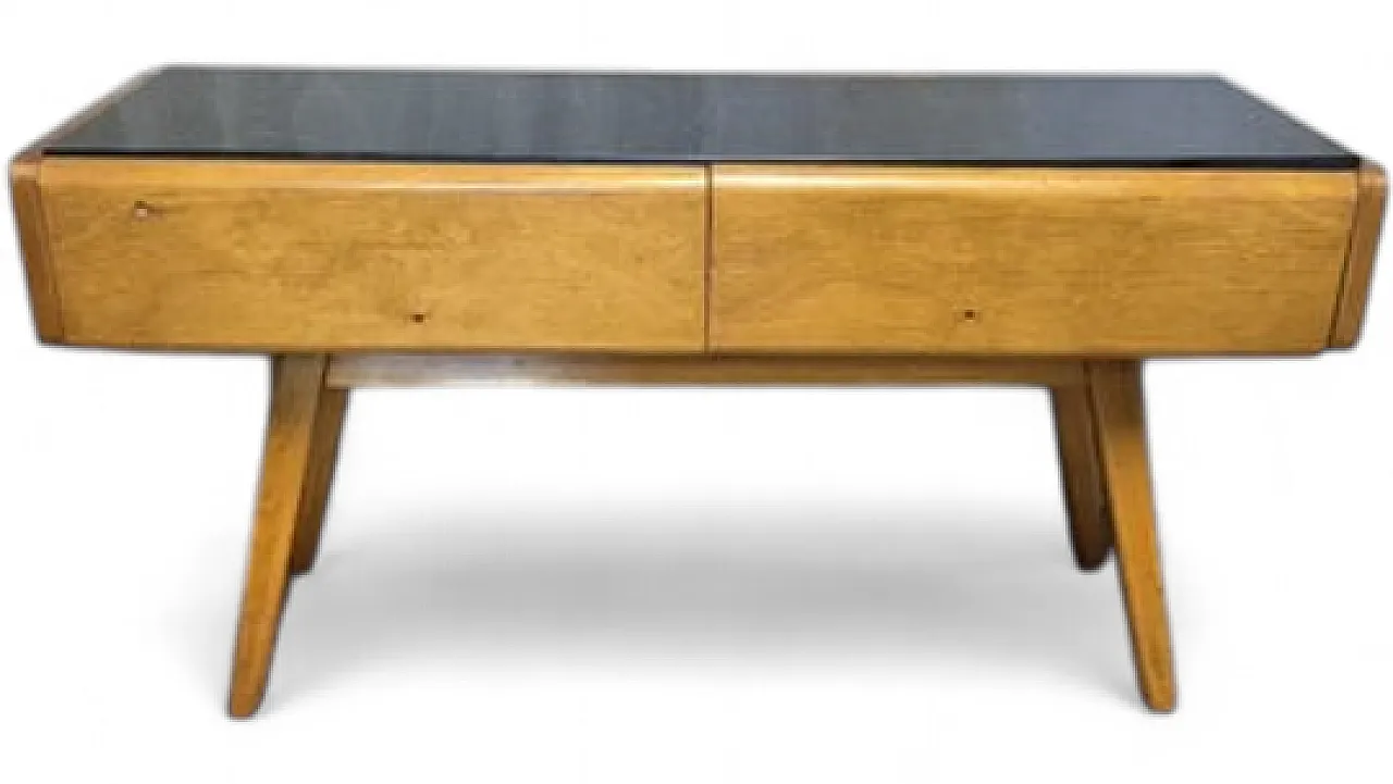 Credenza / mobile TV di metà secolo in rovere, metà '900 8