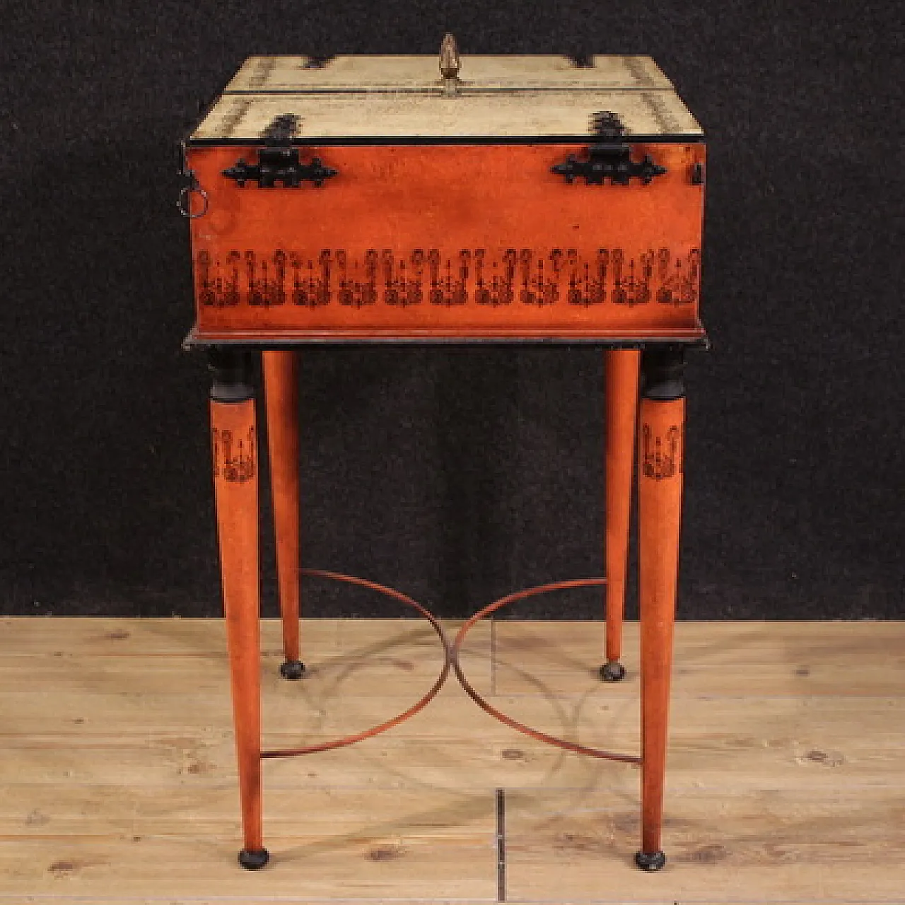Elegante tavolino da gioco in stile neoclassico, '900 5